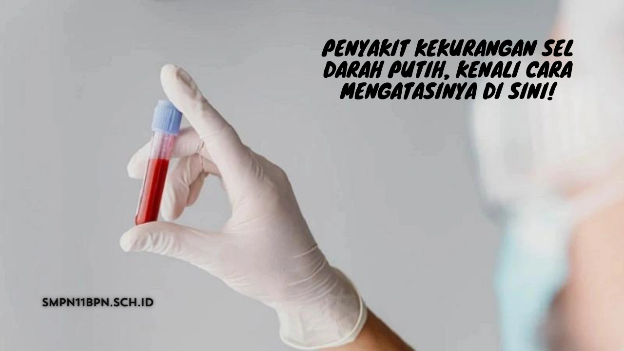 Penyakit Kekurangan Sel Darah Putih, Kenali Cara Mengatasinya di Sini!